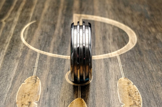 3 channel tungsten - 8mm - DreamWood Rings Supplies