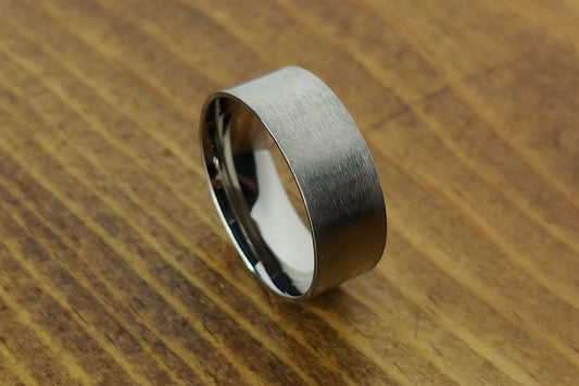 Flat Titanium Core - 8mm - DreamWood Rings Supplies