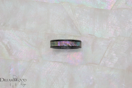 White Sea Shell Sheet | 3M Backing - DreamWood Rings Supplies