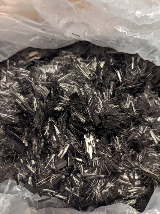 Chopped Carbon Fiber tow | 1/2" - DreamWood Rings Supplies