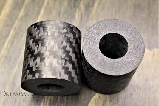 Carbon Fiber tube - 30mm OD - 30mm or 100mm Length - DreamWood Rings Supplies