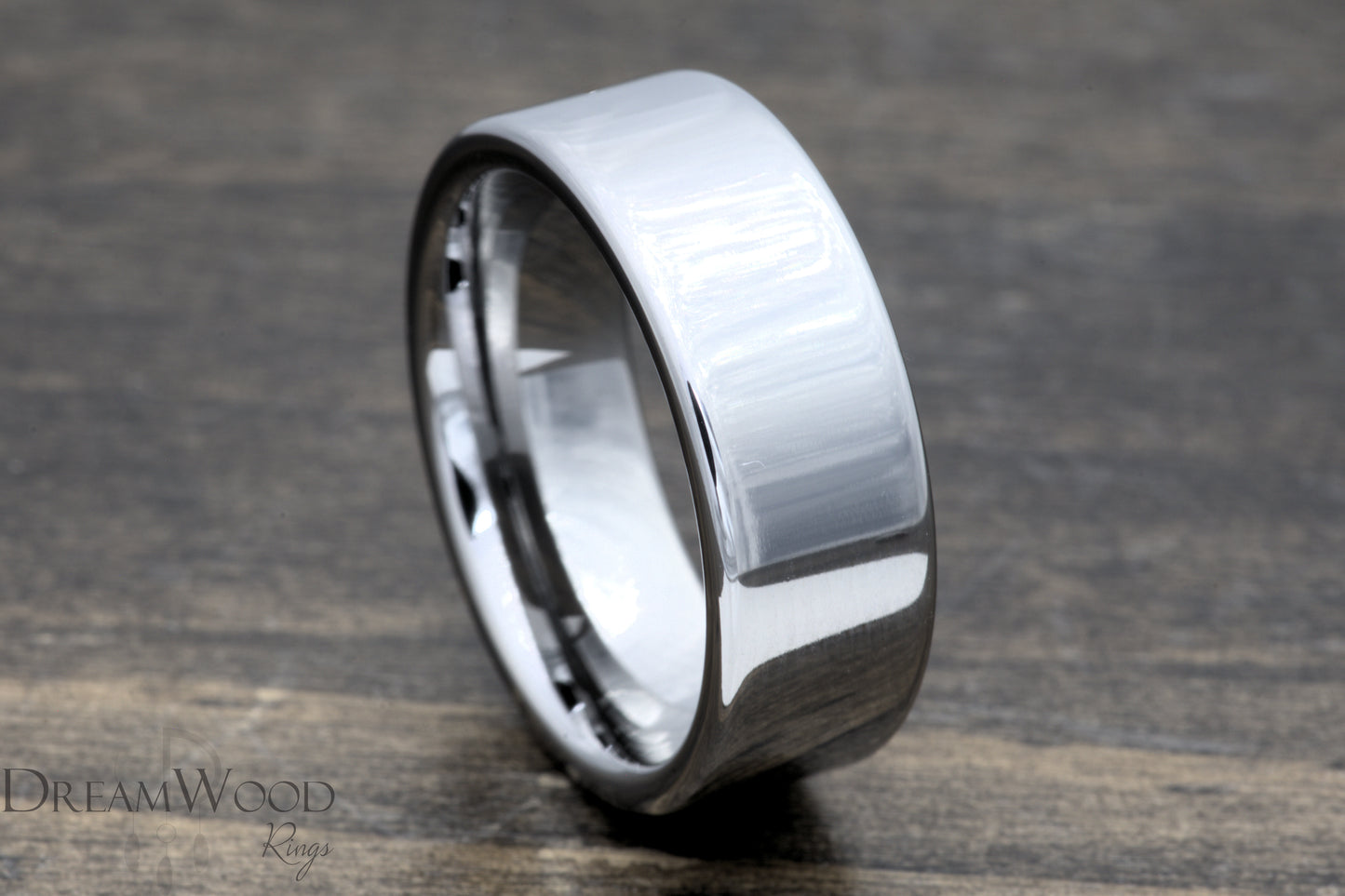 Pipe Cut Tungsten Ring Blank - 8mm - DreamWood Rings Supplies