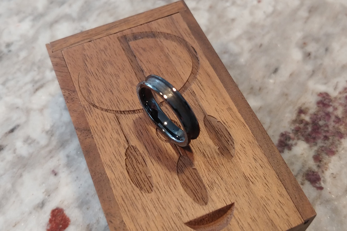 4MM Bands - Tungsten and Ceramic - DreamWood Rings Supplies