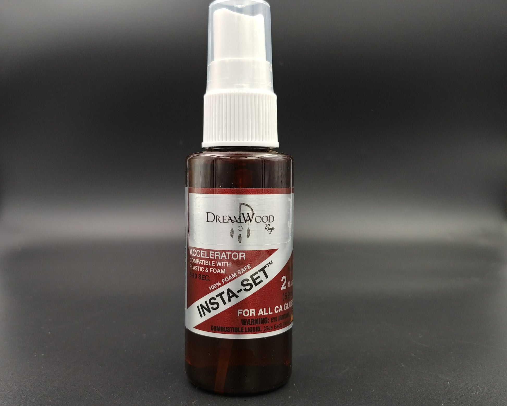 Aerosol or pump CA accelerator - BSI Adhesives - DreamWood Rings Supplies