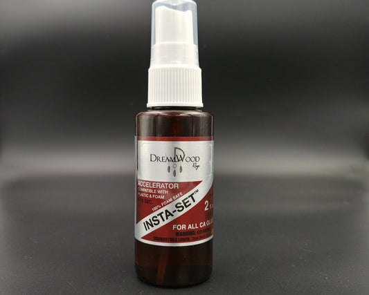 Aerosol or pump CA accelerator - BSI Adhesives - DreamWood Rings Supplies