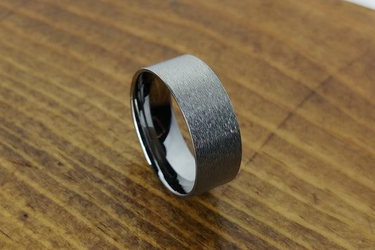 Flat Tungsten Core - 8mm & 6mm - DreamWood Rings Supplies