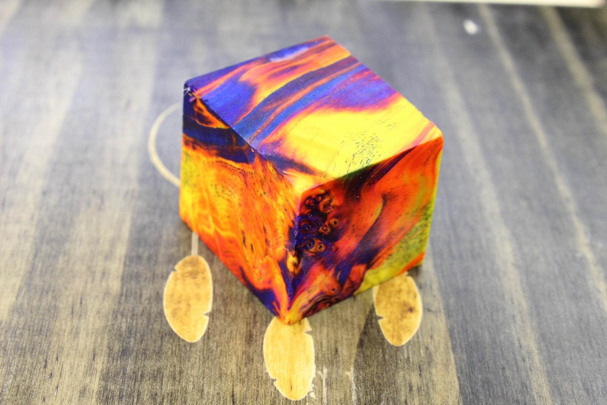 Box Elder Burl Ring Blank - DreamWood Rings Supplies