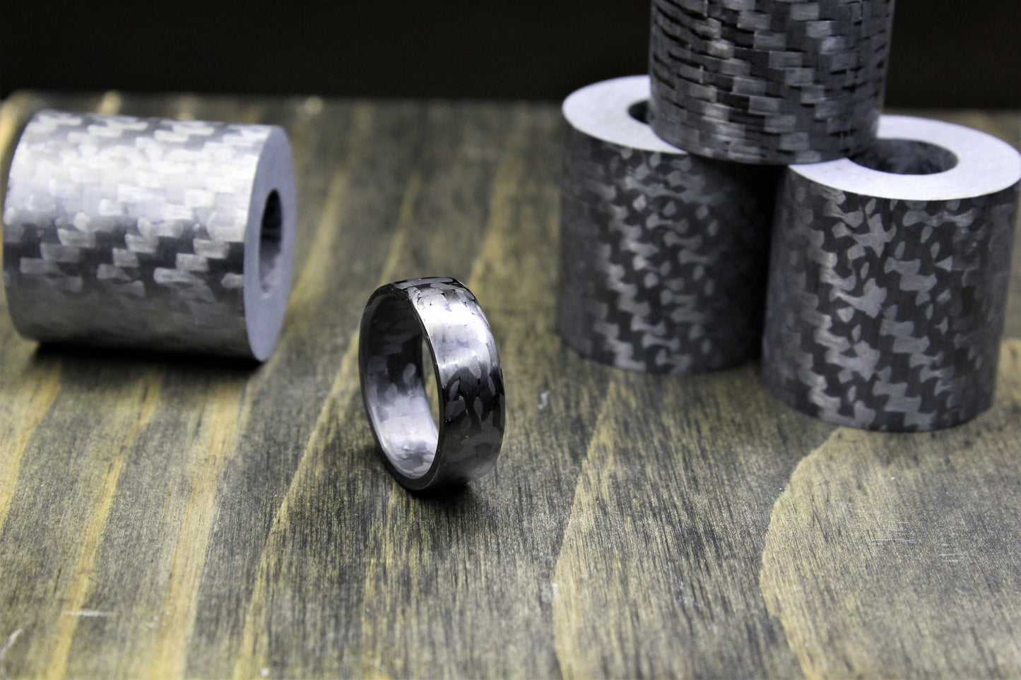 Carbon Fiber tube - 30mm OD - 30mm or 100mm Length - DreamWood Rings Supplies