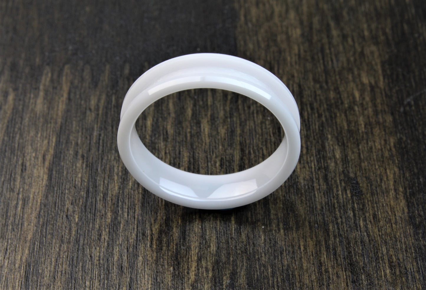 White Ceramic Ring Blank 6mm - 8mm - DreamWood Rings Supplies