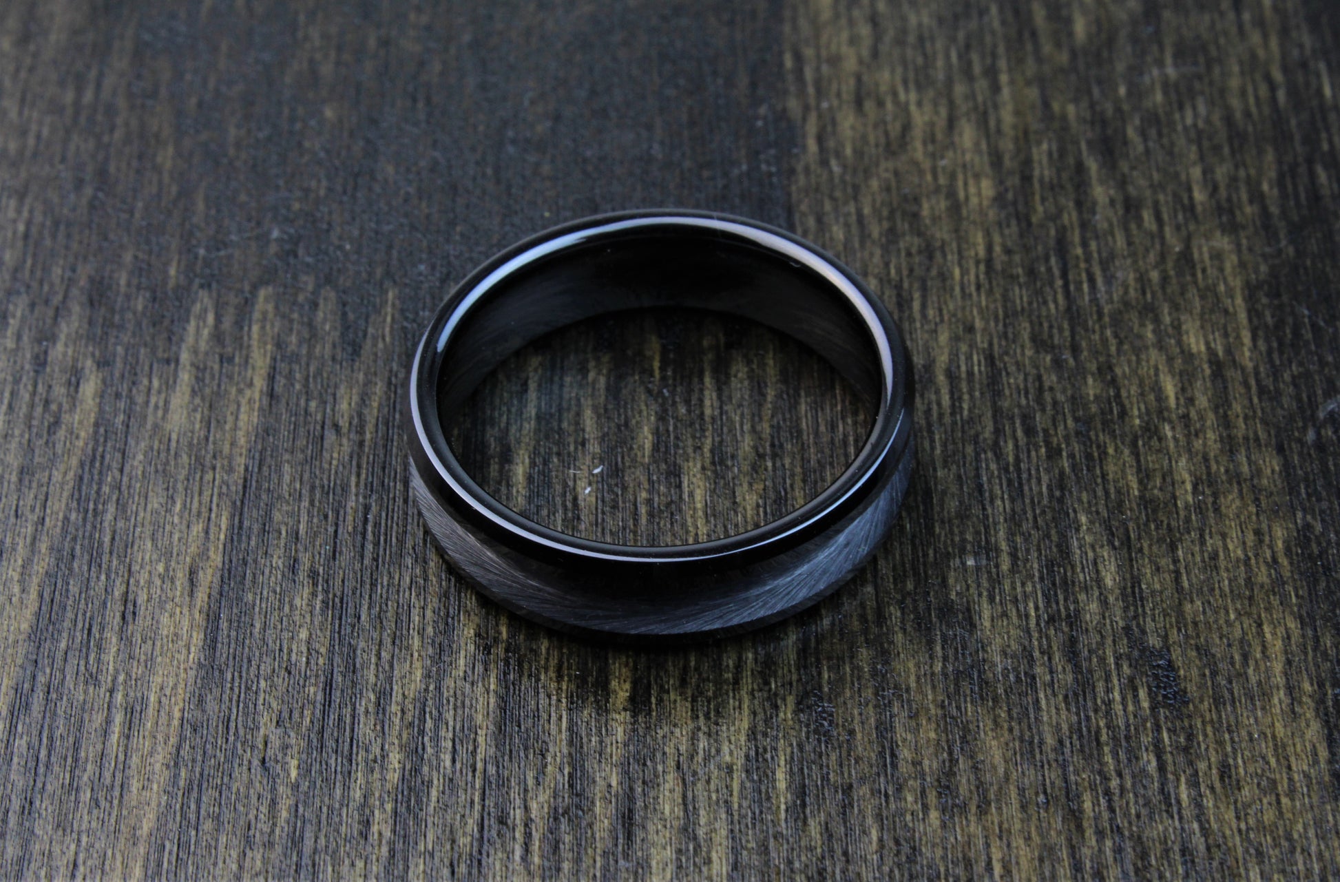 Black Ceramic Ring Blank 6mm - 8mm - DreamWood Rings Supplies