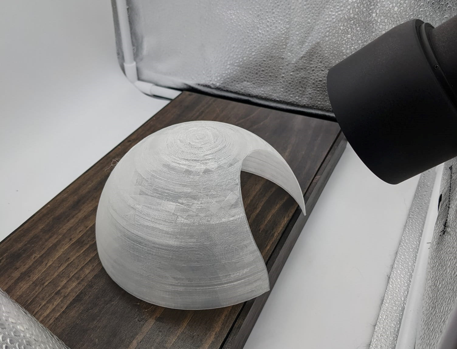 STL FILE - Photo Light Diffuser Sphere - DreamWood Rings Supplies