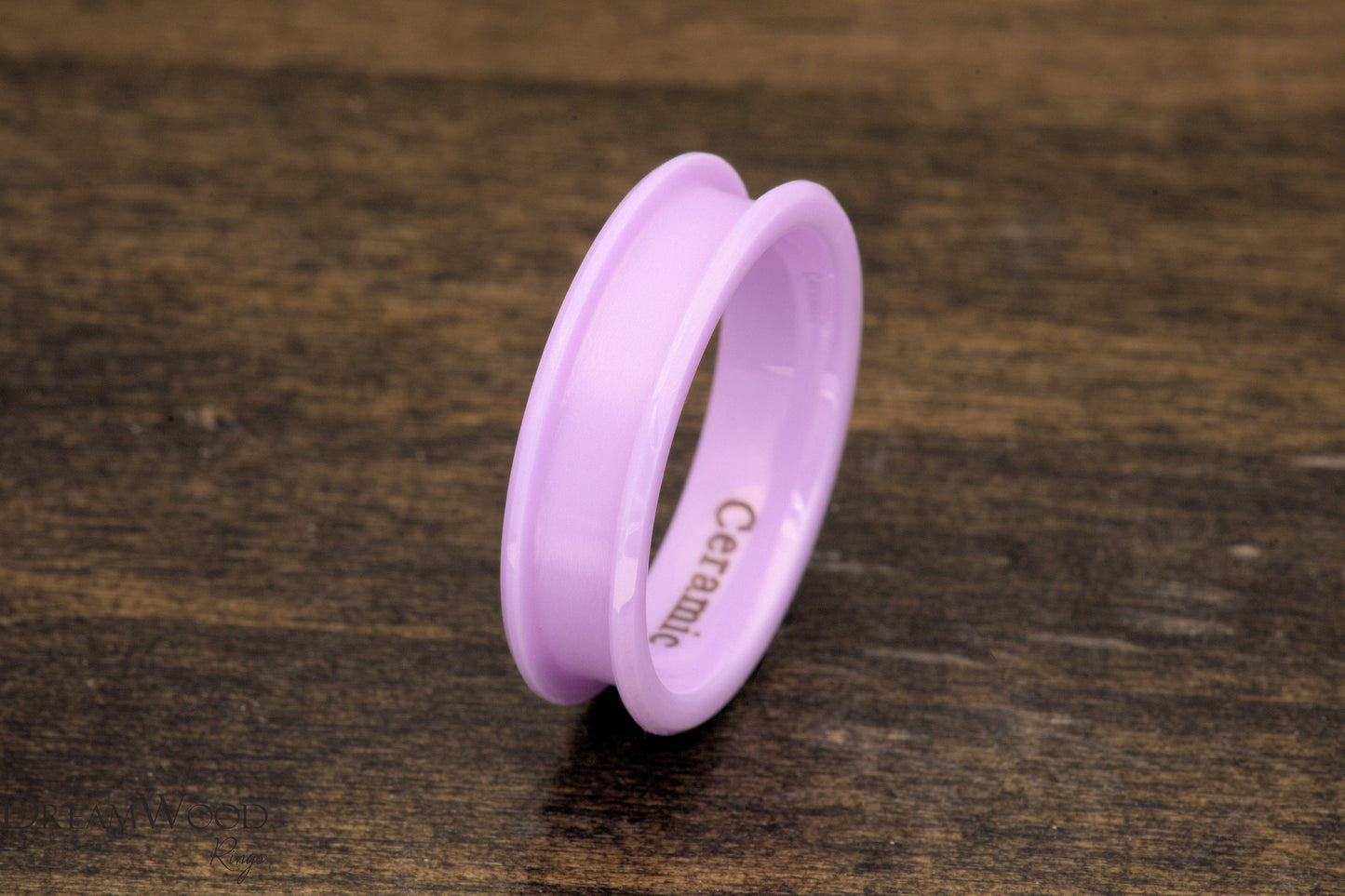 Purple Ceramic Ring Blank | 6mm Width - DreamWood Rings Supplies